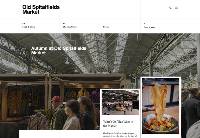 Old Spitalfields Market网站