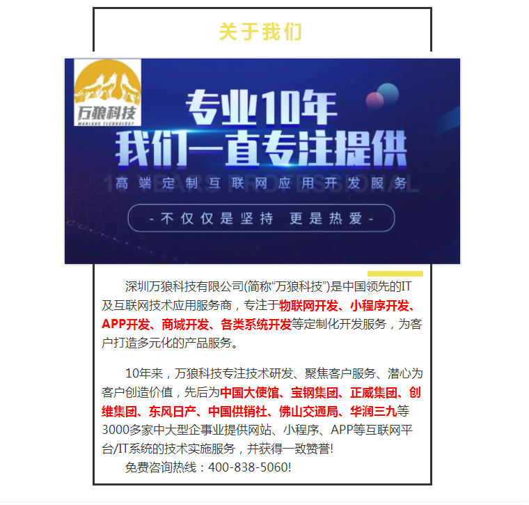 关于万狼科技